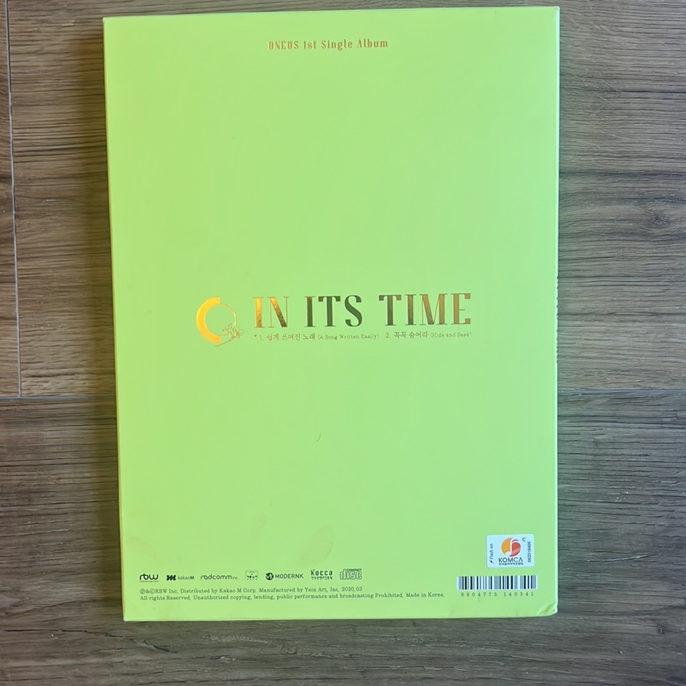ONEUS In Its Time album - Picture 4 of 4